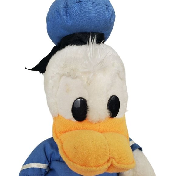 Vintage Disney Donald Duck Plush Happy Birthday 50 Years Applause Korea Sailor - Picture 8 of 12